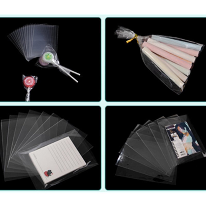 Plastic Cookie Bags Gift Packaging Self Adhesive Opp Bags Small Product Lipstick Packing Supplies Party Favors Bag
