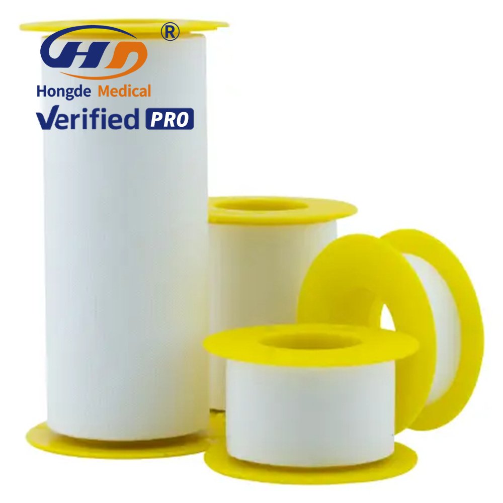 Custom Logo Medical Silk Plaster Adhesive Tape Surgical Adhesive Tape Arabic Market Silk Tape