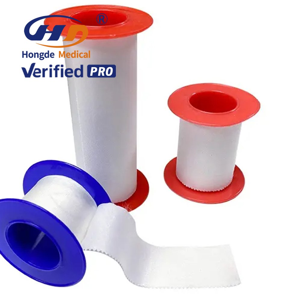 Custom Logo Medical Silk Plaster Adhesive Tape Surgical Adhesive Tape Arabic Market Silk Tape