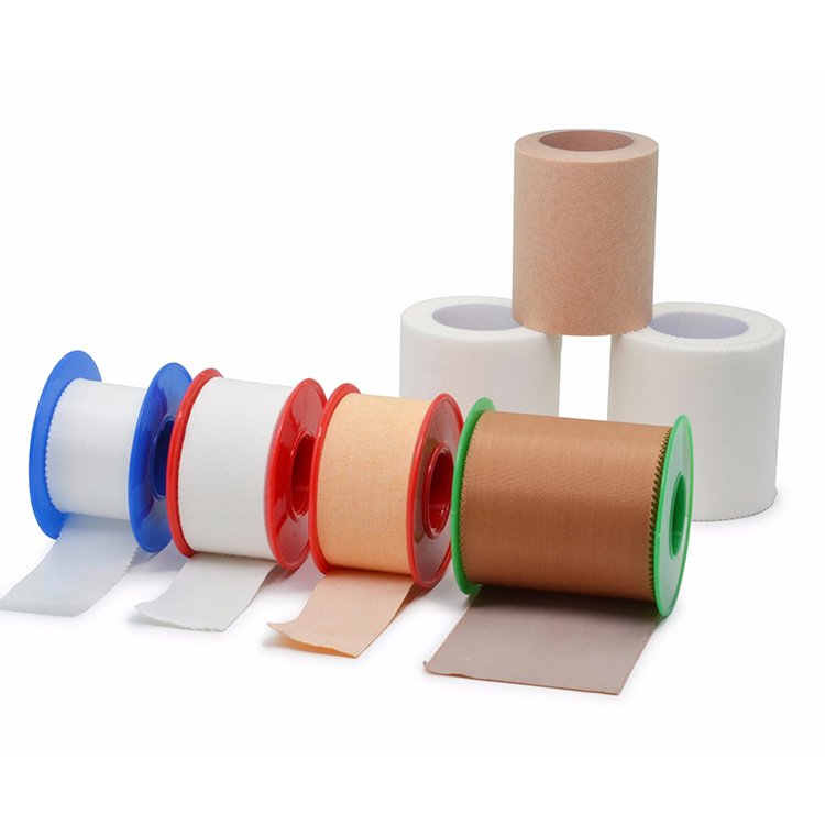 Custom Logo Medical Silk Plaster Adhesive Tape Surgical Adhesive Tape Arabic Market Silk Tape