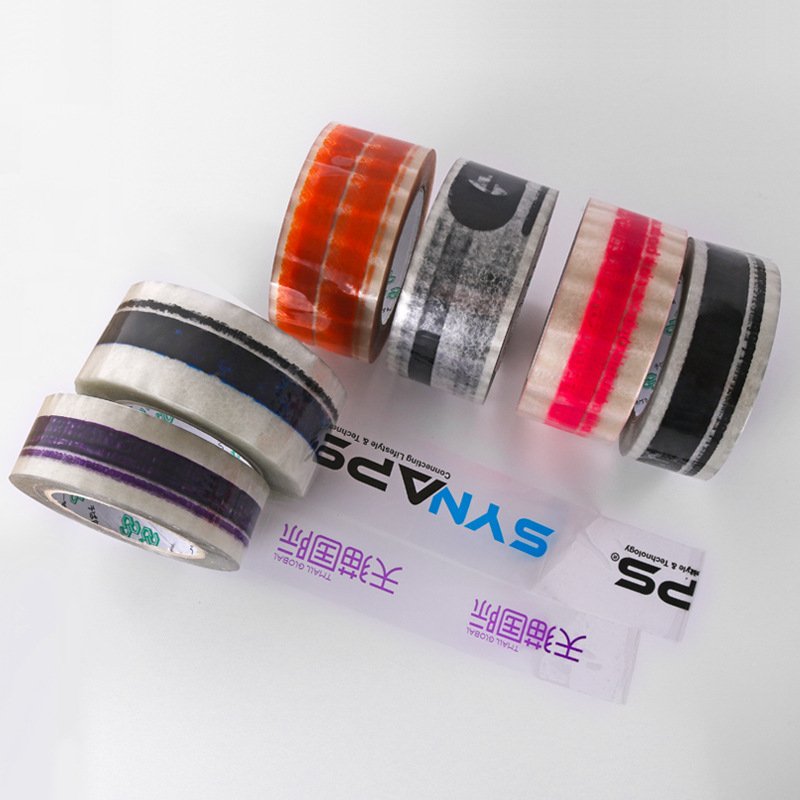 Bopp Sticky Tape With Logo Adhesive Cello Jumbo Roll Shipping Custom Logo Printed Clear Fragile Plastic Bopp Packing Tape