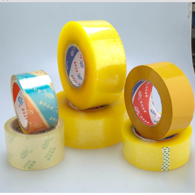 Haijia Carton Bopp Adhesive Shipping Sealing Tape Super Clear Self Adhesive Package Color Opp Packing Tape Transparent Acrylic