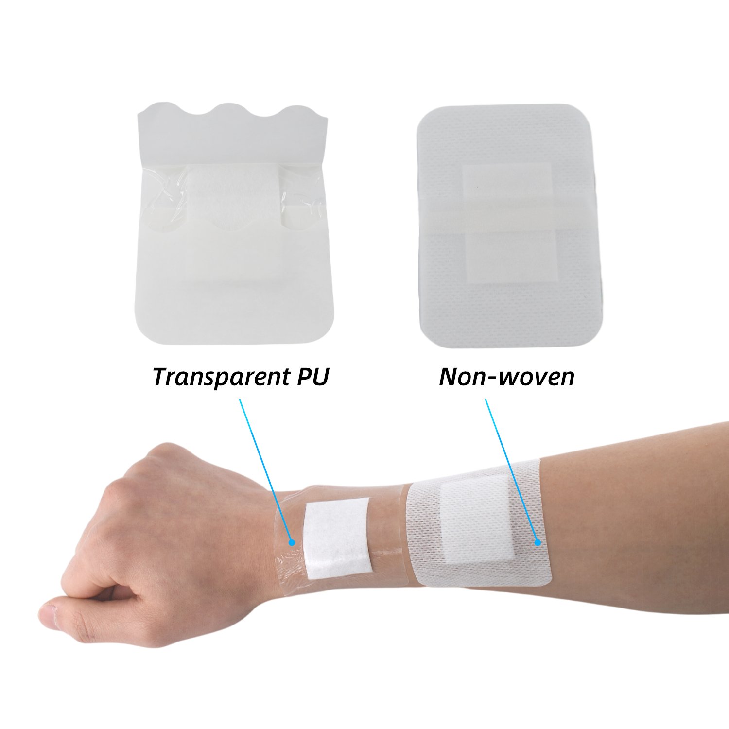 Anthrive Medical Transparent Pu Hydrogel Foam Collagen Liquid Waterproof High Absorbent Adhesive Hydrocolloid Wound Dressing