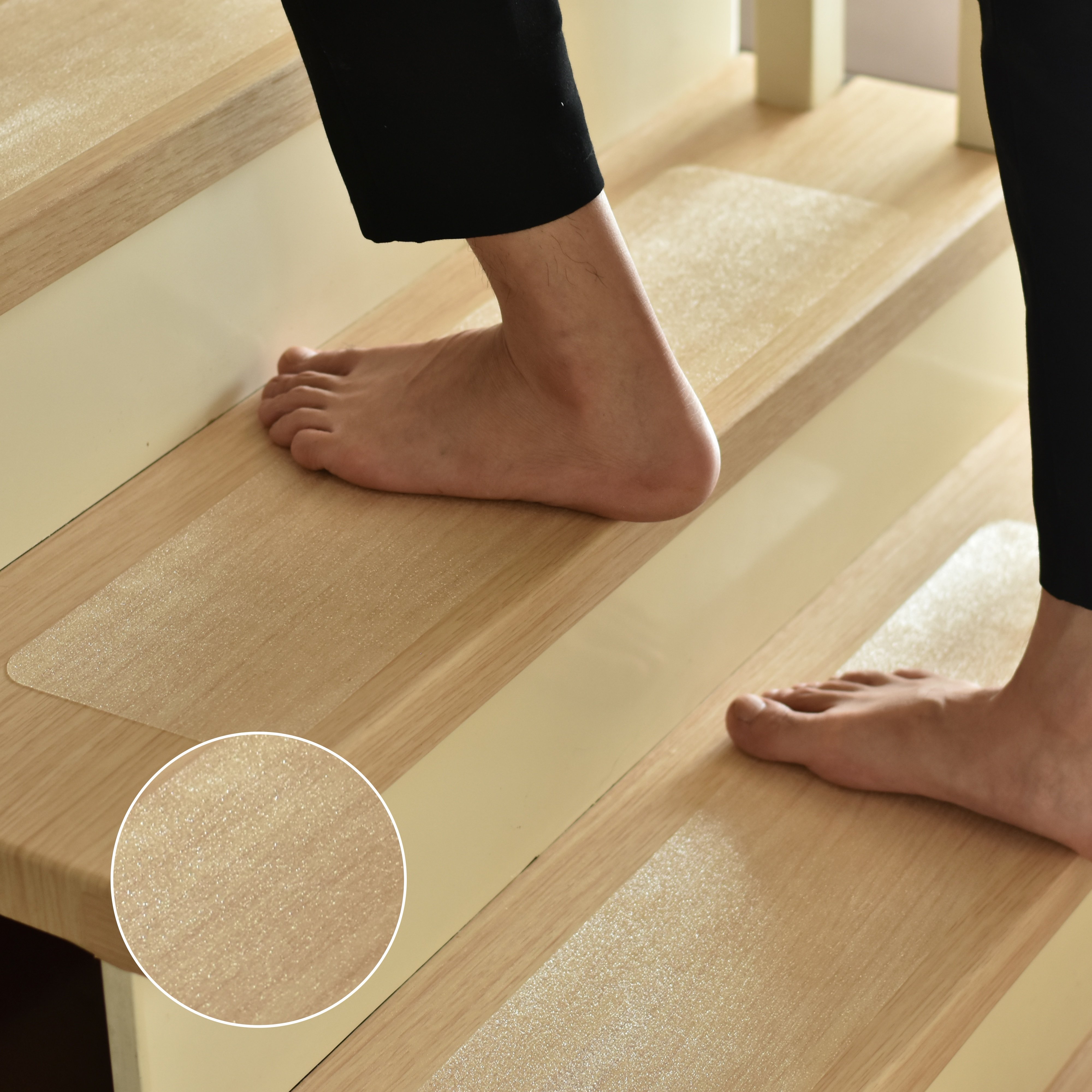 Non Slip Strips Safety for Kids Elders and Pets Adhesive Stair Floor Treads Indoor Outdoor Prevents Slipping