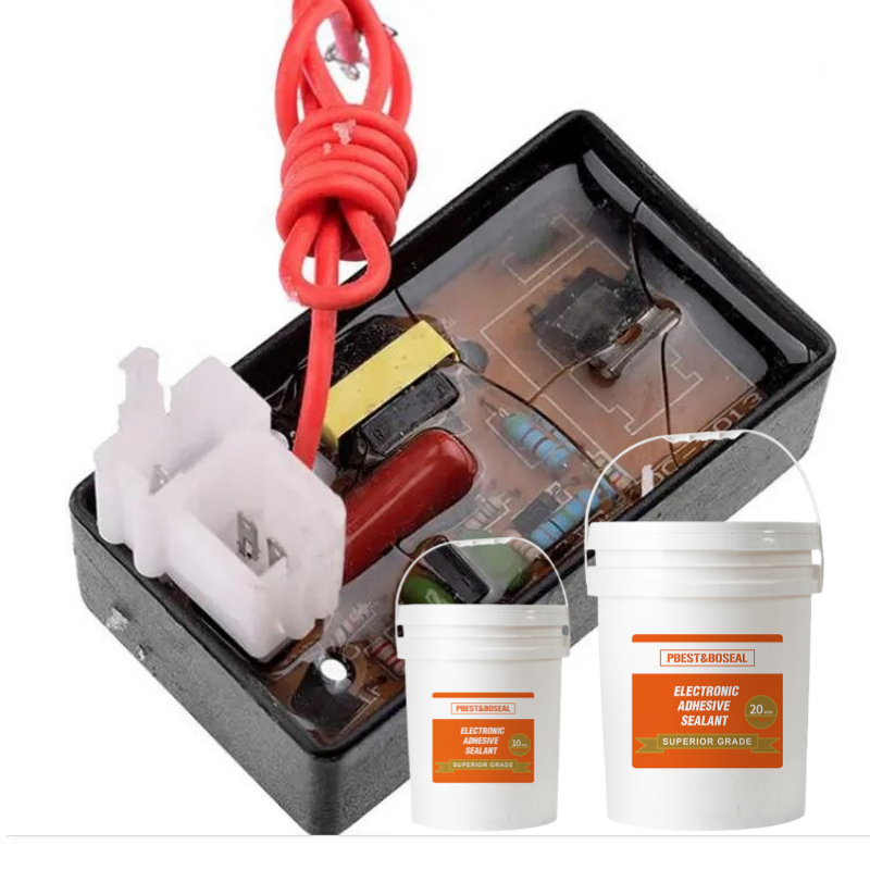 0178 Double Components Automotive ECU module Silicone Potting Adhesive IGBT Pouring Sealant Semi-conductor encapsulation Glue