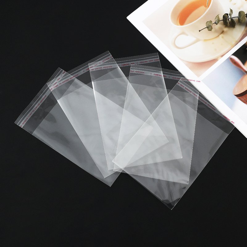 5C 8C OPP Adhesive Transparent self - adhesive Bag Clothing Thick Plastic Bags