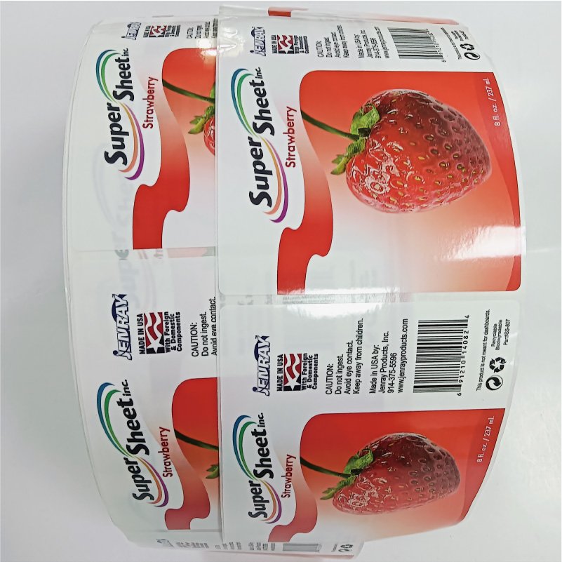 ZhiYe High Quality Custom vinyl label Printing,Self Adhesive Label Sticker for bottle