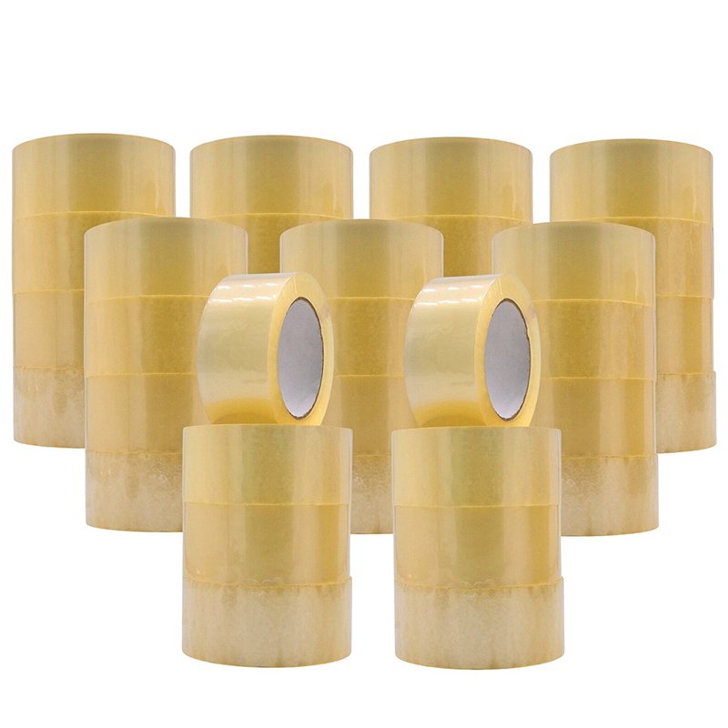 Self Adhesive Customized Matt White Bopp Polypropylene Pvc Opp Packing Printed Tape Jumbo Roll For Packaging With Custom Logo