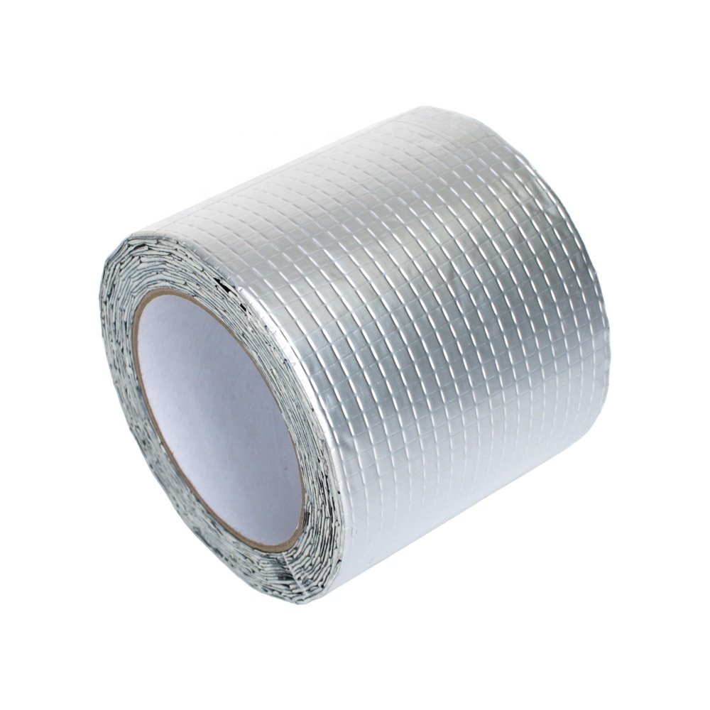1- Waterproof House Window Concrete Steel Roof Crack Repairing Sealing Aluminum Foil Butyl Self Adhesive Tape