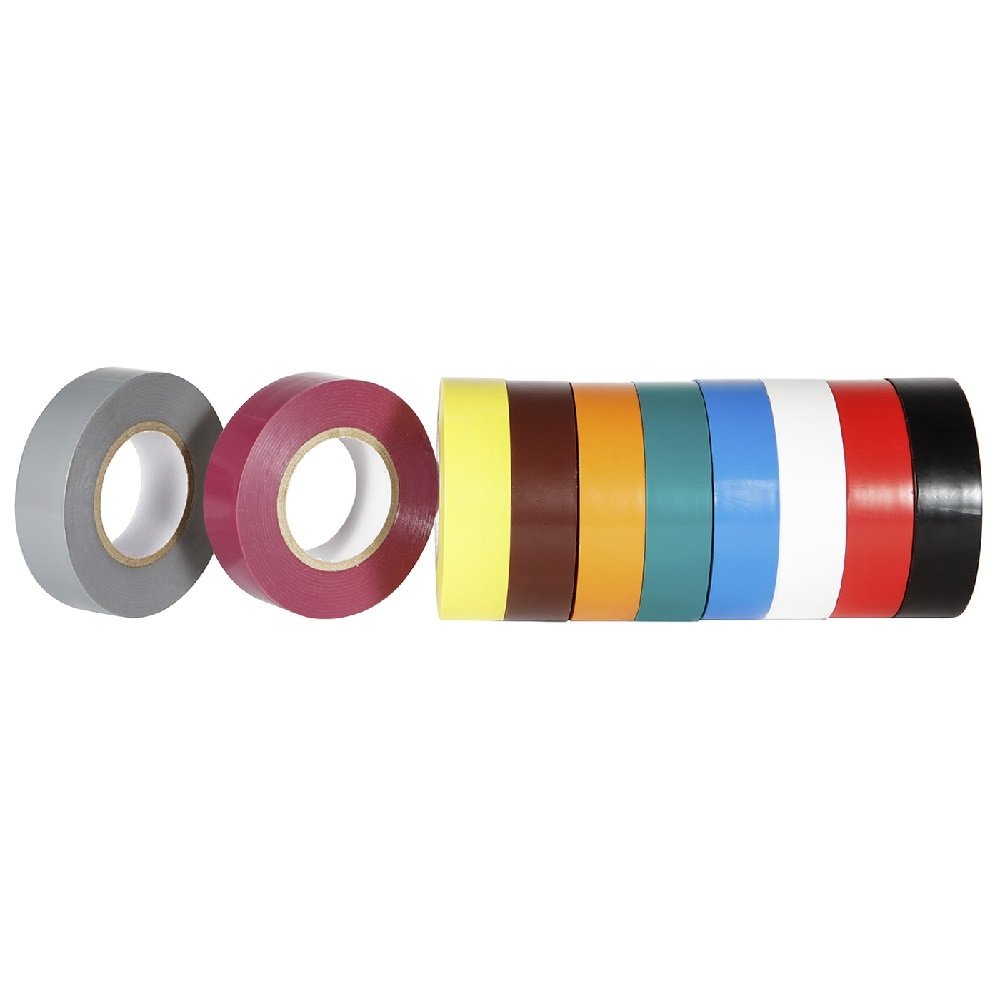Insulating Materials Oem osaka 18mm vinyl Film Black PVC Electrical Insulation Adhesive Tape