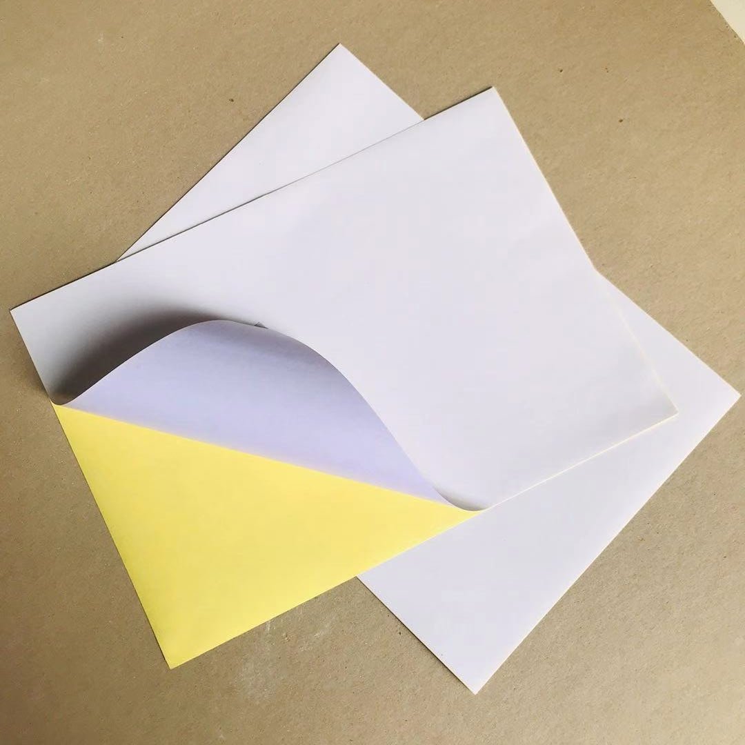 Cast Coated Mirror Perforated Paper Bulk Sticker Mirror gloss Adhesive