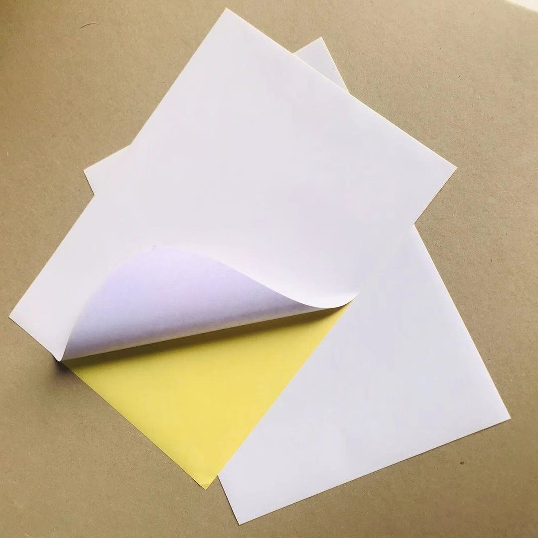 Cast Coated Mirror Perforated Paper Bulk Sticker Mirror gloss Adhesive