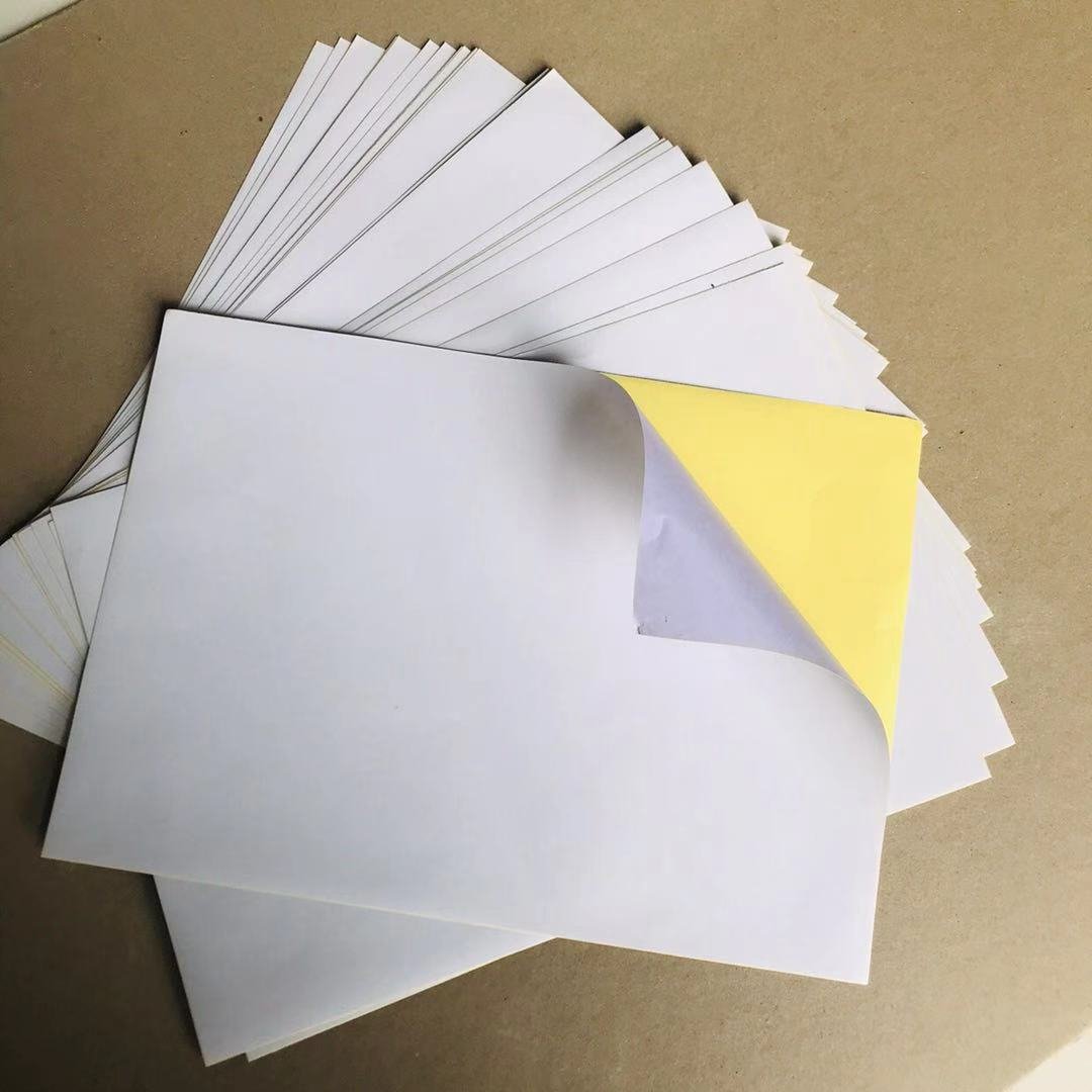 Cast Coated Mirror Perforated Paper Bulk Sticker Mirror gloss Adhesive