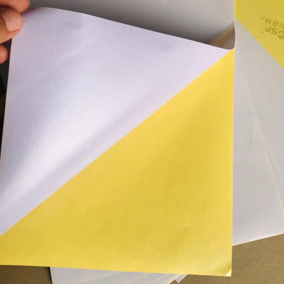 Cast Coated Mirror Perforated Paper Bulk Sticker Mirror gloss Adhesive