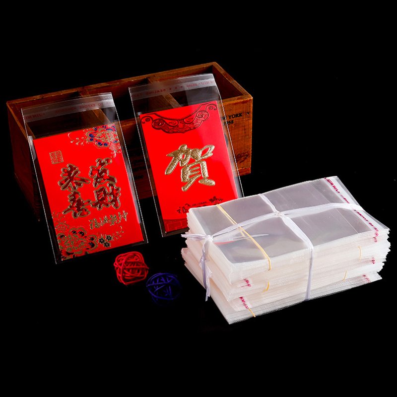 OPP Slender Bag Transparent and Breathable Plastic Self Adhesive Seal OPP Bag
