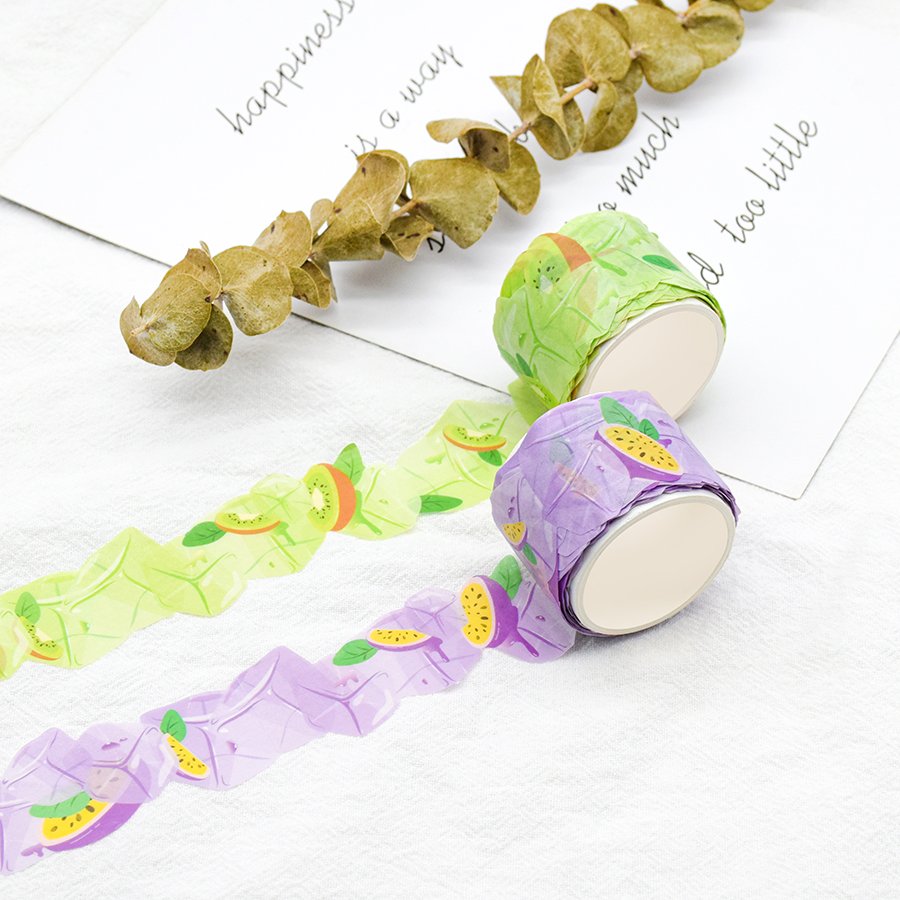 New Type Waterproof Washi Tape with Acrylic Adhesive Single Sided for Masking Die Cut Washi Tape