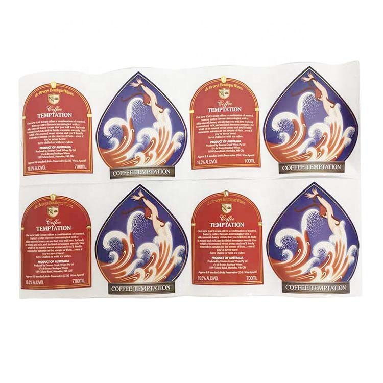 Logo Printed Self Adhesive Custom Waterproof Label