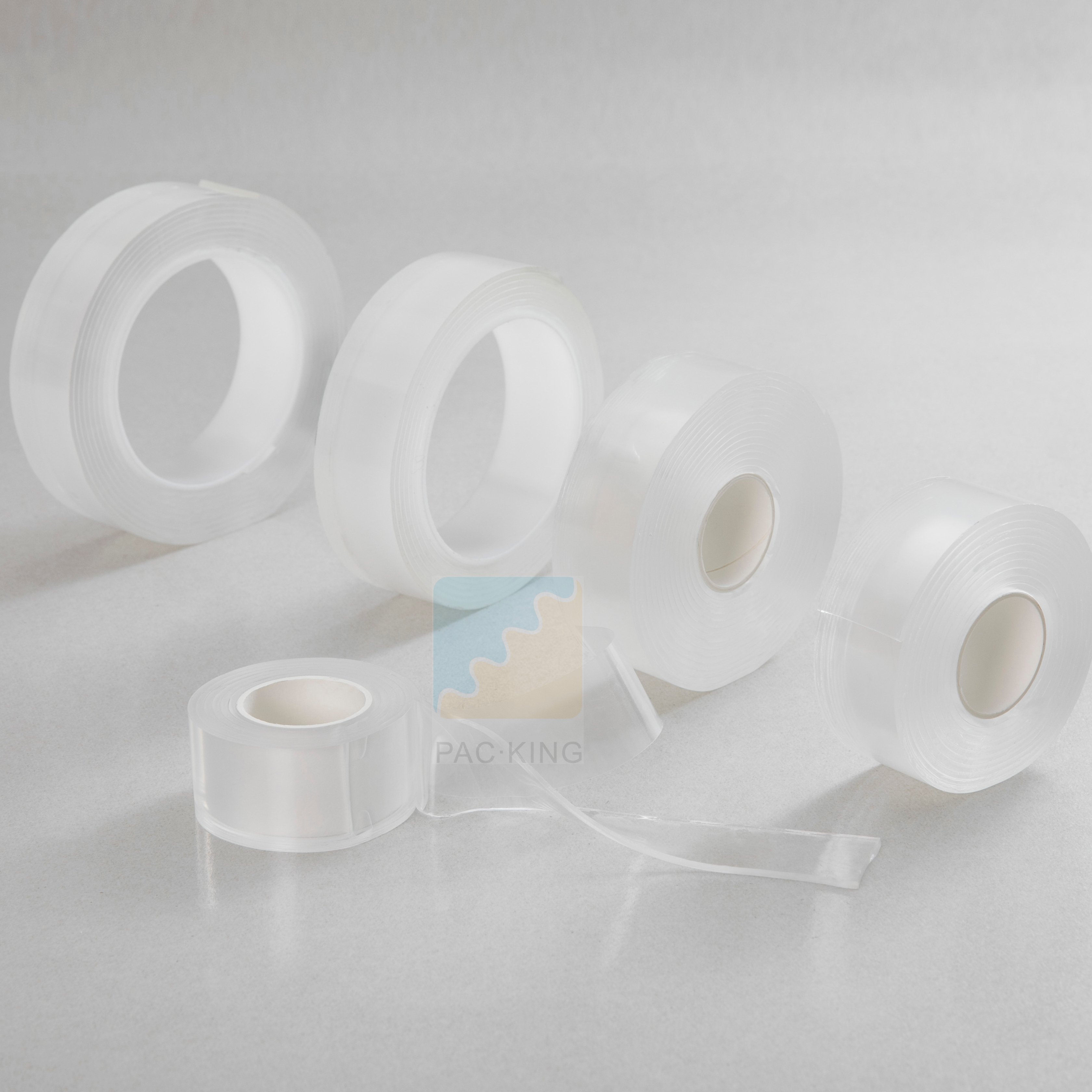 0.15mm Thickness Adhesive Tape Double Sided Heavy Duty Washable Transparent Sticky Nano Gell Tape