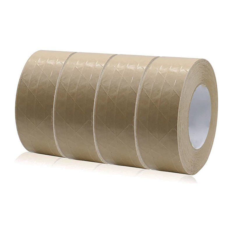 Paper White Water Unreinforced Transfer Roll Thin Logo Self Adhesive Release Writable Kraft Tape