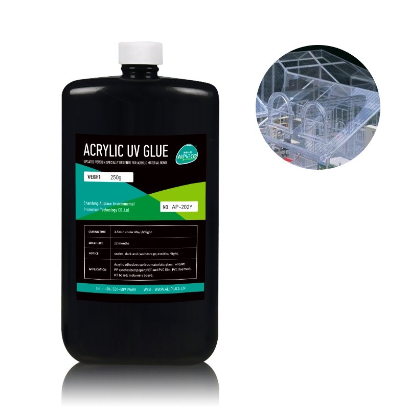 UV Curing Clear Epoxy Adhesive for Bonding Acrylic Board Acrylic UV Glue
