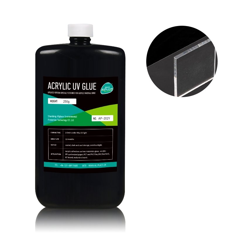 UV Curing Clear Epoxy Adhesive for Bonding Acrylic Board Acrylic UV Glue