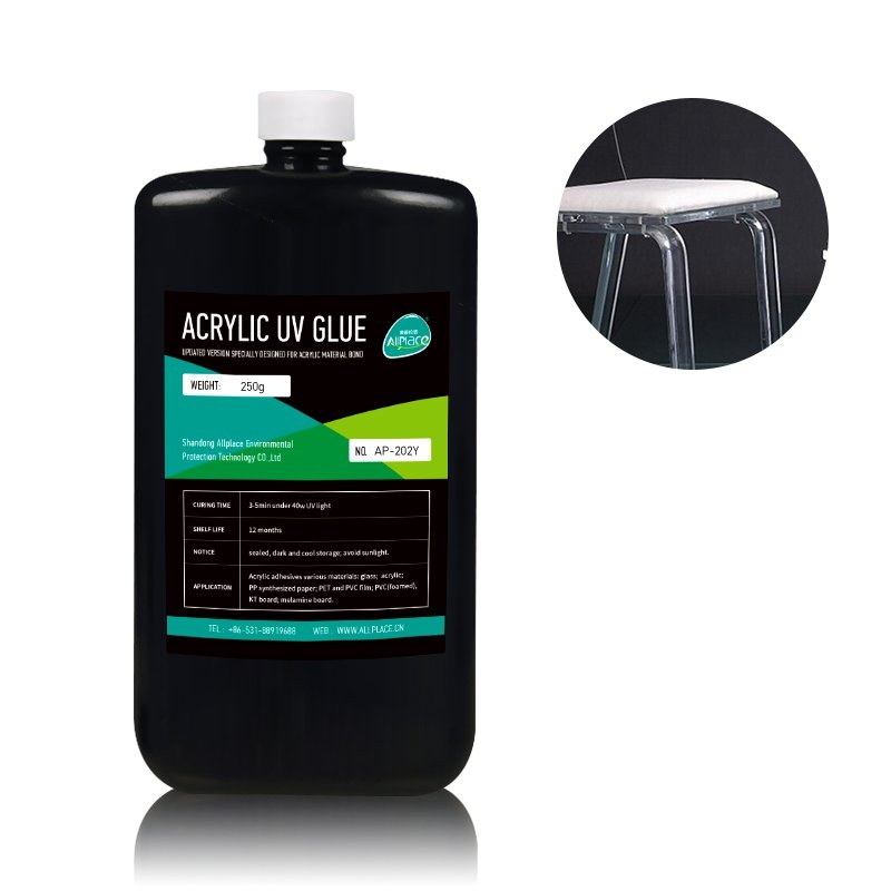 UV Curing Clear Epoxy Adhesive for Bonding Acrylic Board Acrylic UV Glue