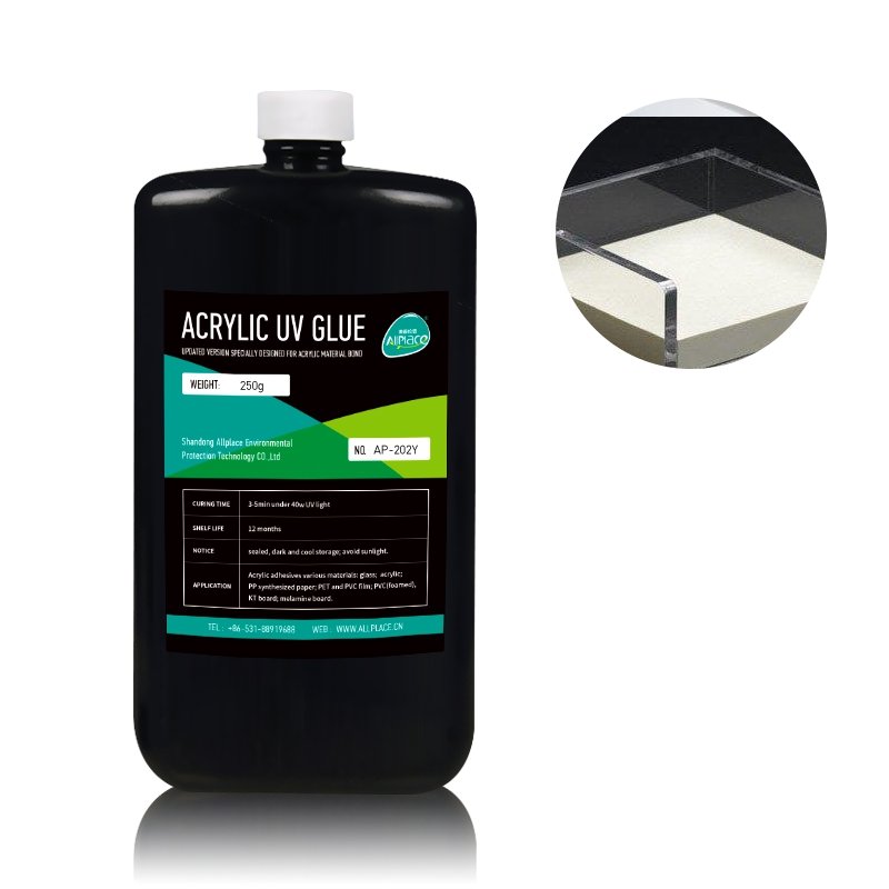 UV Curing Clear Epoxy Adhesive for Bonding Acrylic Board Acrylic UV Glue