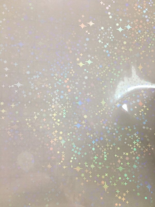 Sheet Rolls Transparent Self Adhesive Hologram Holographic PET BOPP Films Cold Lamination Film