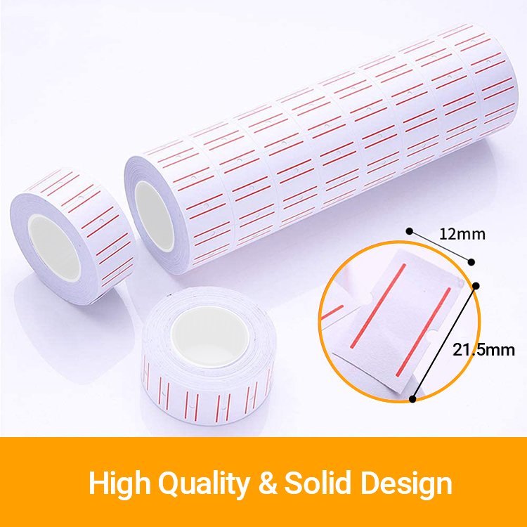 Cheap price all kinds of sizes thermal price label with customized logo sticker labels