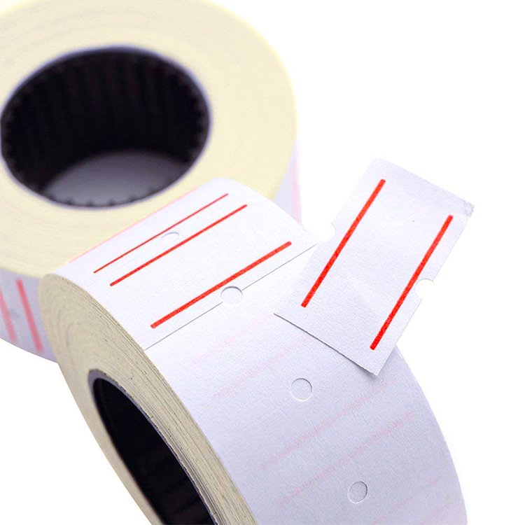 Cheap price all kinds of sizes thermal price label with customized logo sticker labels