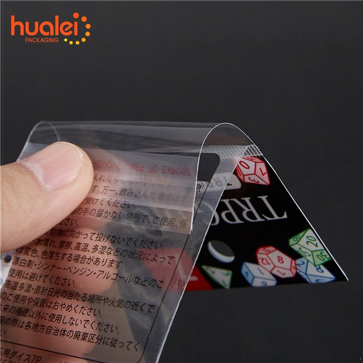 Custom Design Hanging Hole Carder Small Jewelry Earrings Necklace Packaging Self Adhesive Seal Plastic Packing Seal Opp Bag