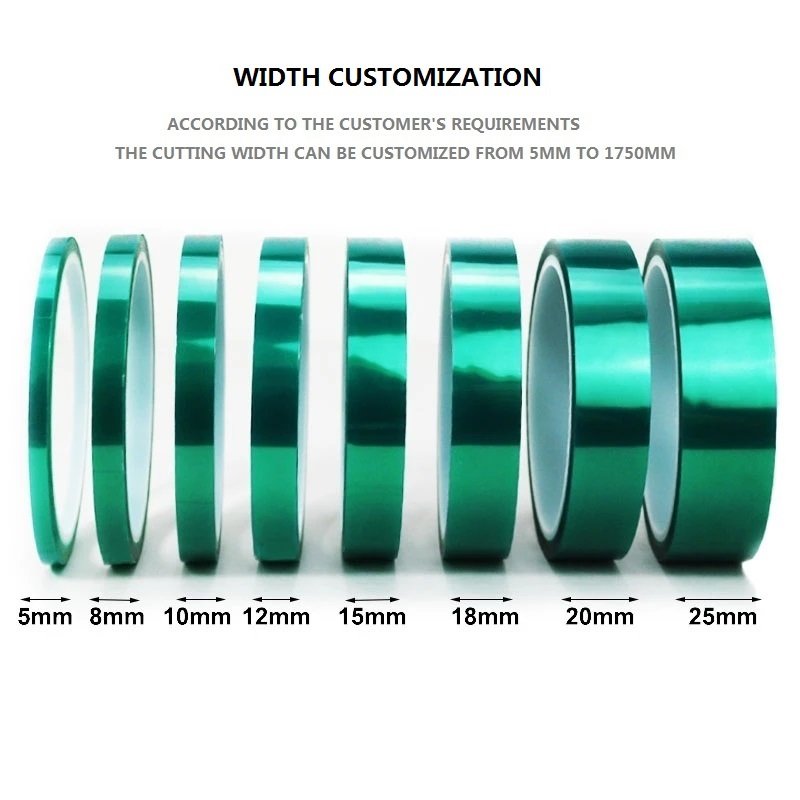 high temperature adhesive pet tape Silicone heat transfer masking Polyester tape
