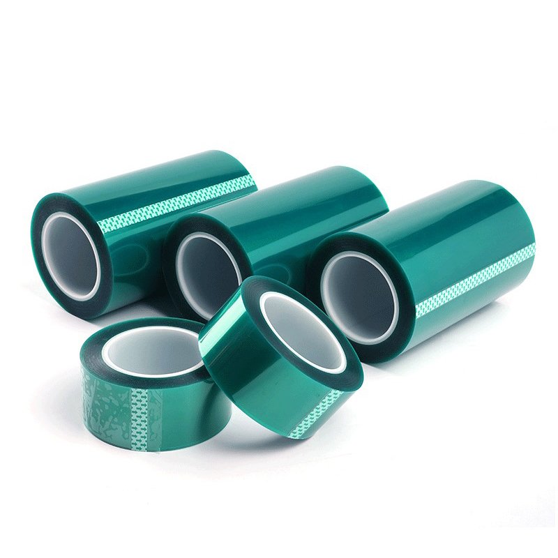 high temperature adhesive pet tape Silicone heat transfer masking Polyester tape