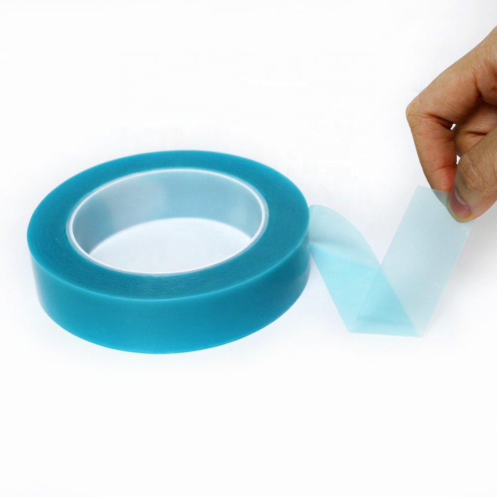 1- Recyclable Blue Color MOPP Film Base Material No Residual MOPP Strapping Self Adhesive Tape