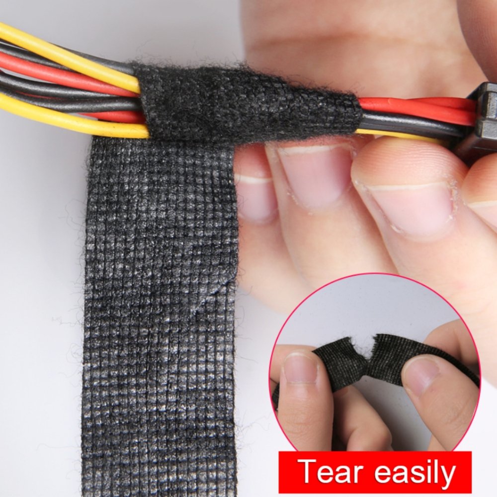Car Trunk Engine Room Wire Route Bundle Winding Flannel Tape For Automotive Fleece Cloth Wire Harness Tape