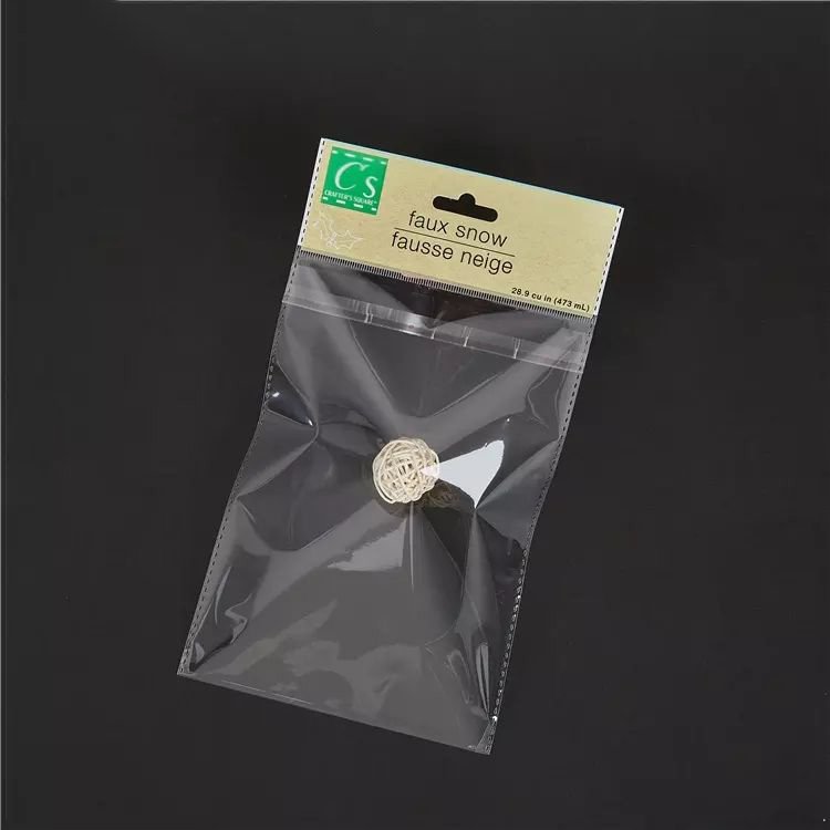 Wholesale Custom Printed BOPP OPP Self Adhesive Seal Bags Clear Transparent Jewelry Cellophane Plastic Bags With Seal Flap