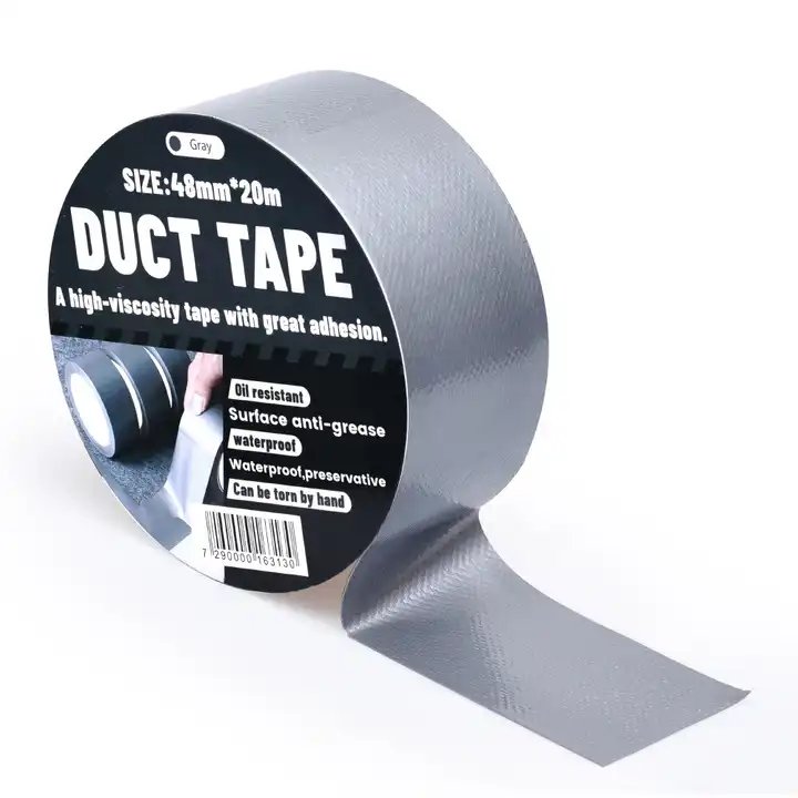 Waterproof Strong Adhesive Silver Fabric Floor Cloth Sealing Duct Tape