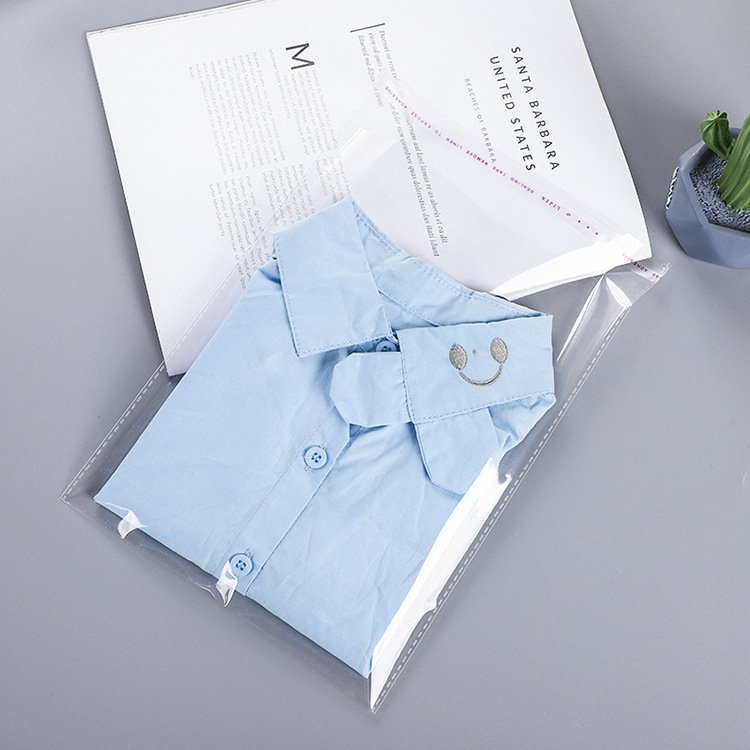 Bopp bag manufacture opp plastic packing Self Seal Adhesive sealing bags for daily using