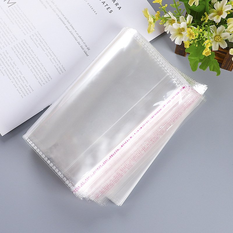 Bopp bag manufacture opp plastic packing Self Seal Adhesive sealing bags for daily using