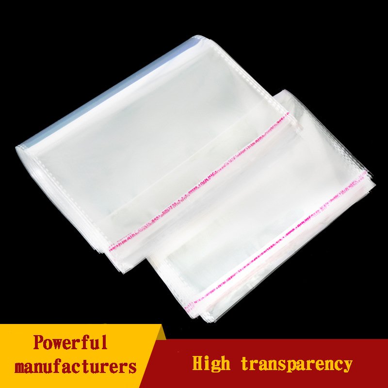 Bopp bag manufacture opp plastic packing Self Seal Adhesive sealing bags for daily using