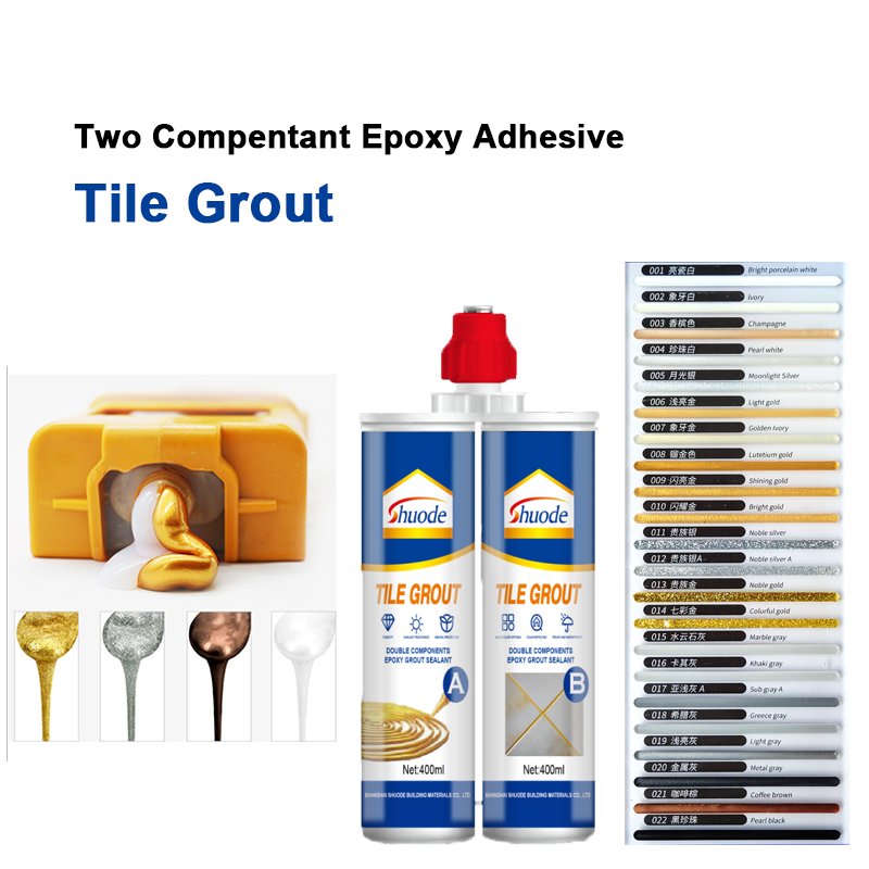 Professional 400ml colorful Two Component Epoxy Adhesive Resin Epoxy Resin a and b adhesives Sealants