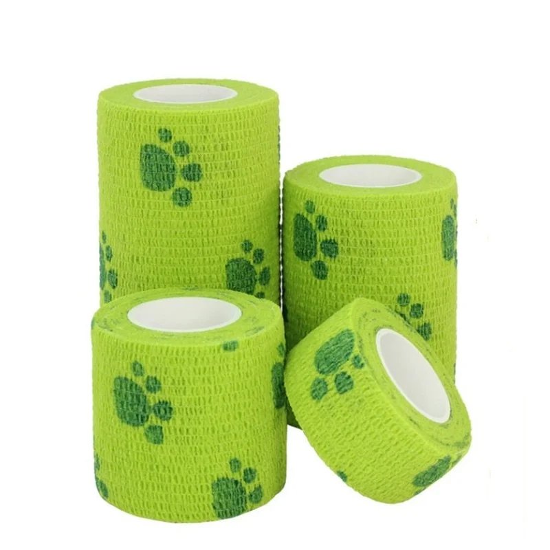 Waterproof Medical Therapy Self Adhesive Bandage Muscle Tape Finger Joints Wrap First Aid Kit Pet Elastic Bandage 2.5-10cm