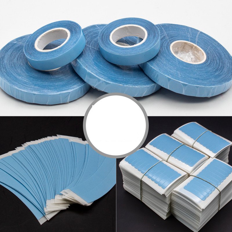 Super Bonding Waterproof White Gold Double Sided Black Medical Grade Custom PU Adhesive Tape For Hair Extension Replace