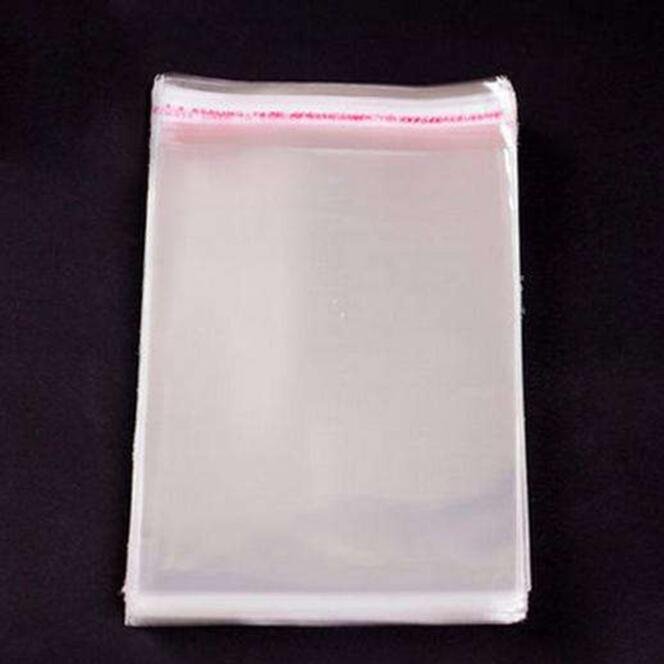 Custom Clear Self Adhesive Printed Plastic Package Opp Header Bag for Packing