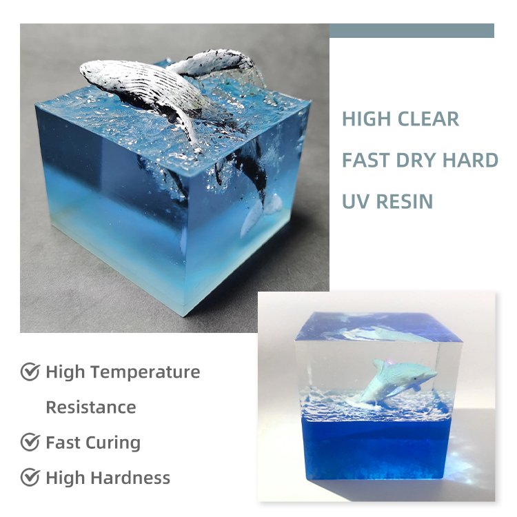 R S Nail Customized Your Brand Uv Resin Hard 250g Odorless Clear Liquid UV Resin Adhesive Glue For Make Diy Jewelry Art