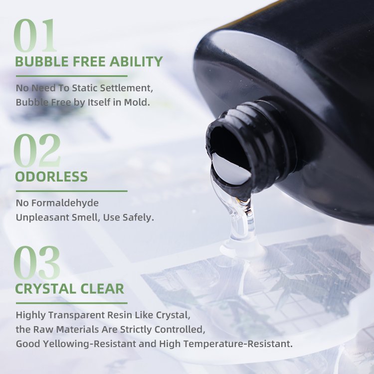 R S Nail Customized Your Brand Uv Resin Hard 250g Odorless Clear Liquid UV Resin Adhesive Glue For Make Diy Jewelry Art