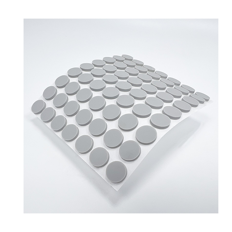 Self-stick Round Rubber Adhesive Furniture Silicone Bumpers Pads