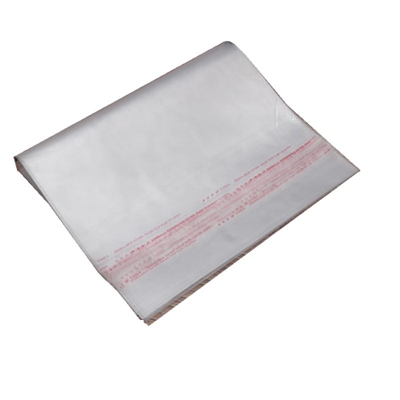 100pcs Opp Plastic Bag With Self Adhesive Custom Printing Transparent Clothing Packaging Multiple Sizes