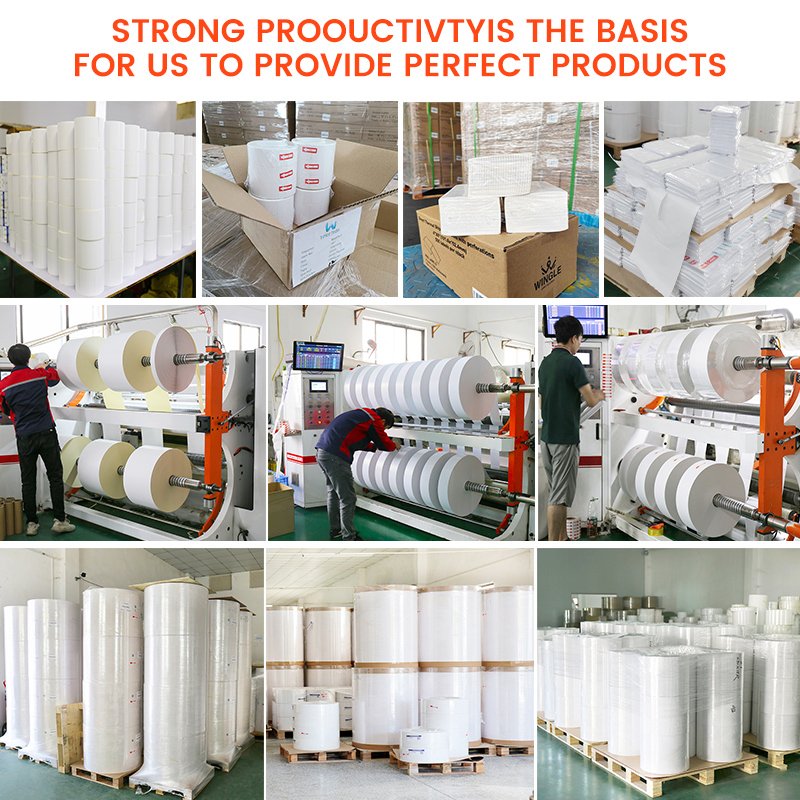 Jumbo Roll Sticker Paper Label Jumbo For Offset Screen Flexible Printing Label Jumbo