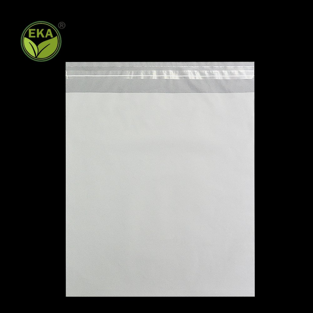 Custom Logo Bolsas Autoadhesivas Biodegradable Adhesives Bag Packaging Pla Compostable Bag For Clothes Packaging